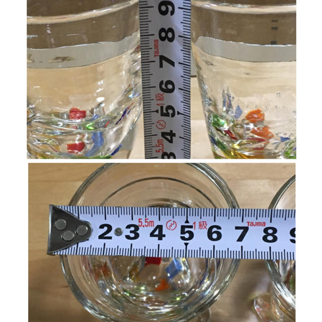 三つ足　ペアグラス　ミニグラス インテリア/住まい/日用品のキッチン/食器(グラス/カップ)の商品写真