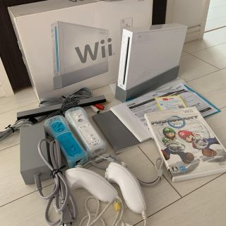 ウィー(Wii)のもちっちち様専用　Wii 本体&マリオカート(家庭用ゲーム機本体)