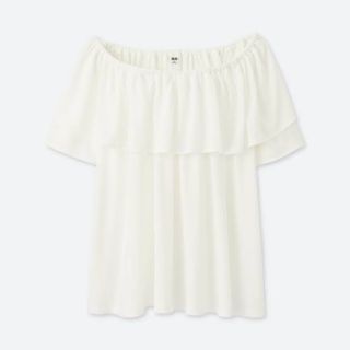 ユニクロ(UNIQLO)のユニクロ オフショル ブラウス トップス (カットソー(半袖/袖なし))