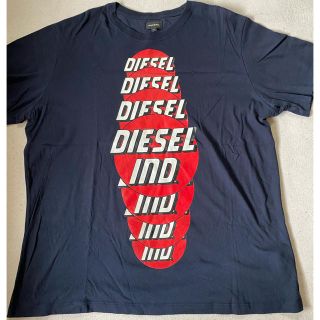 ディーゼル(DIESEL)のDIESEL✩.*˚ブラックDIESELロゴプリントTシャツ USED(Tシャツ/カットソー(半袖/袖なし))