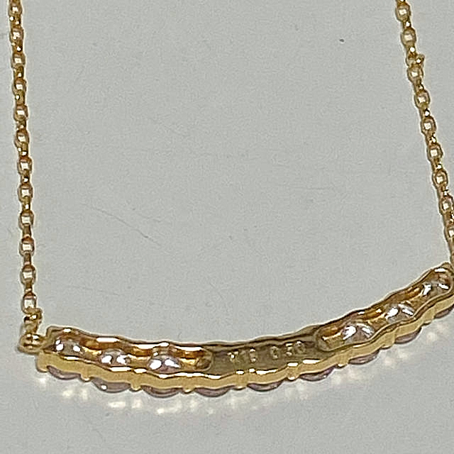 JEWELRY TSUTSUMI(ジュエリーツツミ)の再値下げ✩︎⡱ジュエリーツツミ K18YG ダイヤモンドネックレス レディースのアクセサリー(ネックレス)の商品写真