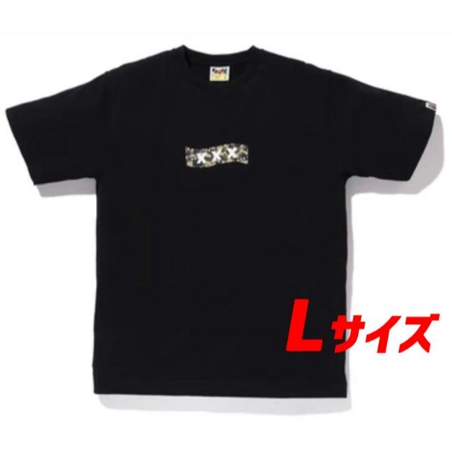 メンズBAPE × GOD SELECTION XXX BOX TEE 黒 Lサイズ