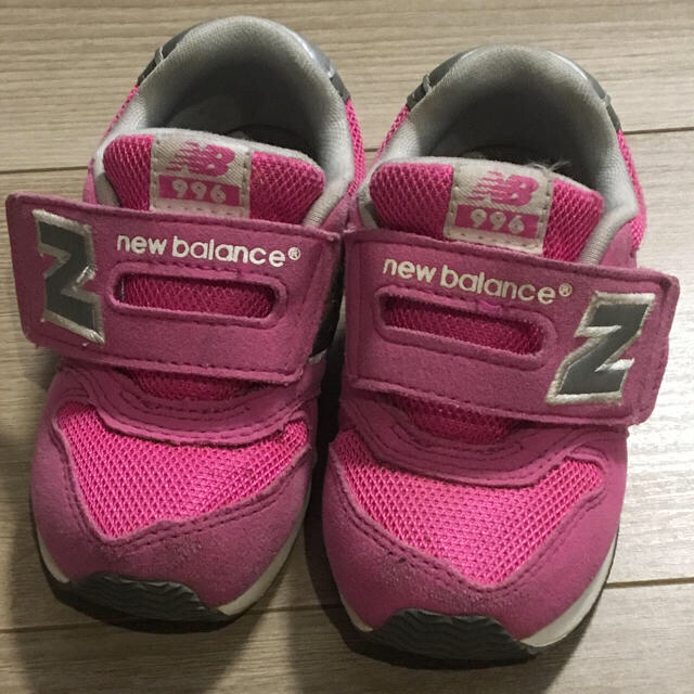 New Balance(ニューバランス)のニューバランス 子供靴 14.5cm ピンク キッズ/ベビー/マタニティのベビー靴/シューズ(~14cm)(スニーカー)の商品写真