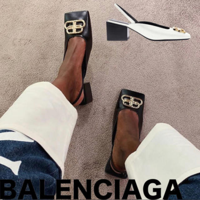 Balenciaga バレンシアガ　スクエアBBミュール　38 | フリマアプリ ラクマ