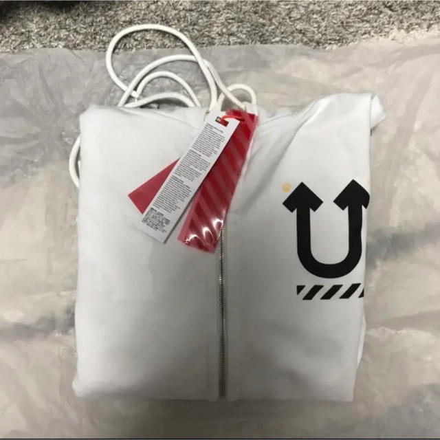 off-white undercover コラボ パーカーM オフホワイト - パーカー