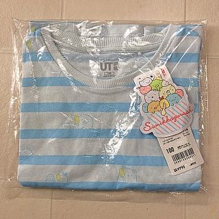 ユニクロ(UNIQLO)のUNIQLO すみっこぐらし　Tシャツ　100 新品　未使用　男女兼用(Tシャツ/カットソー)