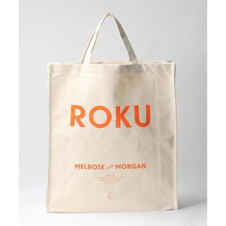 ビューティアンドユースユナイテッドアローズ(BEAUTY&YOUTH UNITED ARROWS)の人気完売商品　ROKU 6 メルローズアンドモーガン　トートバッグ(トートバッグ)