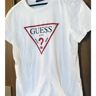 ゲス(GUESS)のGUESS Tシャツ 白　ロゴ(Tシャツ(半袖/袖なし))