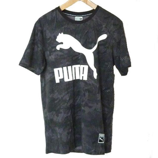 PUMA(プーマ)の新品M★PUMA 黒ビッグロゴTシャツ プーマ メンズのトップス(Tシャツ/カットソー(半袖/袖なし))の商品写真