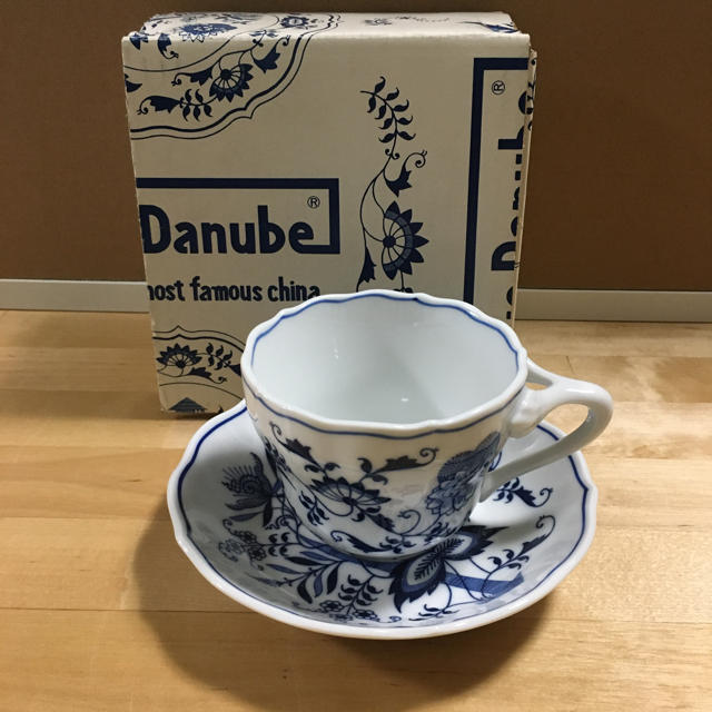 Blue Danube カップ&ソーサー　ブルーダニューブ インテリア/住まい/日用品のキッチン/食器(グラス/カップ)の商品写真