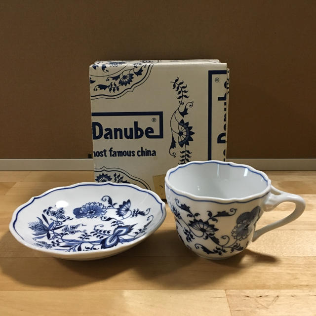 Blue Danube カップ&ソーサー　ブルーダニューブ インテリア/住まい/日用品のキッチン/食器(グラス/カップ)の商品写真