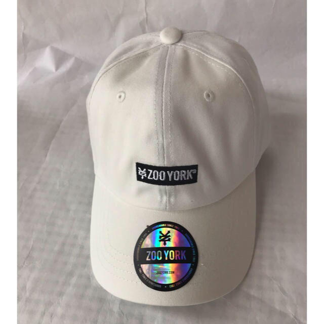 ZOO YORK(ズーヨーク)の⭐️ZOO YORKツイル CAP❗️シンプルデザイン、オフホワイト1点 メンズの帽子(キャップ)の商品写真