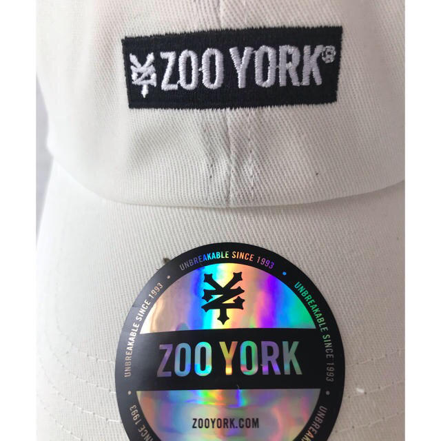 ZOO YORK(ズーヨーク)の⭐️ZOO YORKツイル CAP❗️シンプルデザイン、オフホワイト1点 メンズの帽子(キャップ)の商品写真