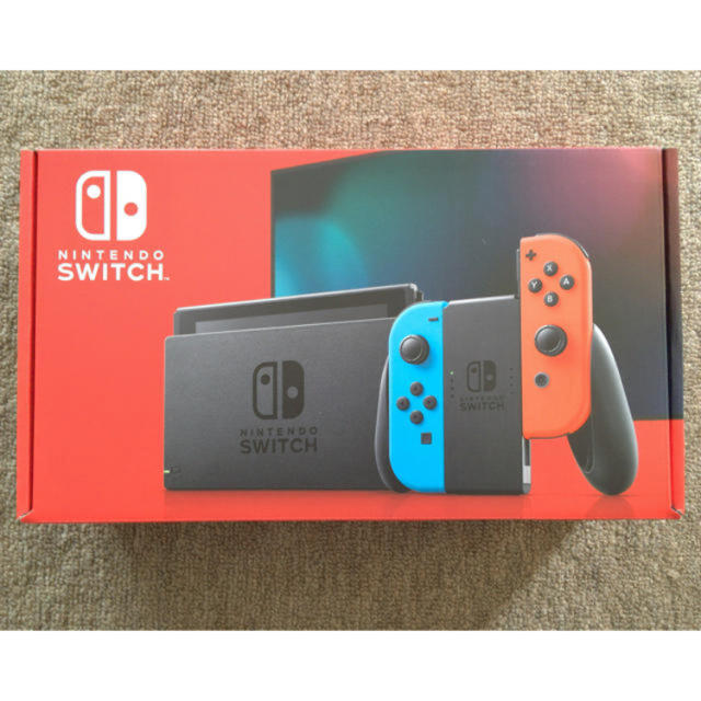 家庭用ゲーム機本体Nintendo Switch ネオンブルー・ネオンレッド 新品・未使用品