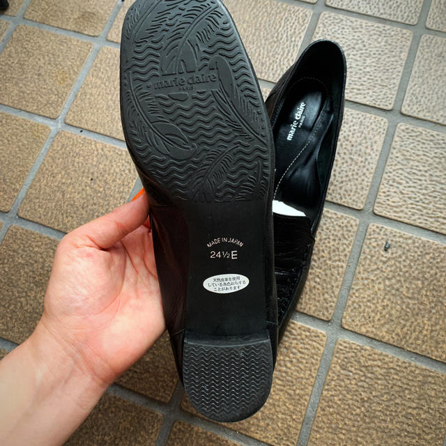 Marie Claire(マリクレール)の革靴 ローファー 黒 レディースの靴/シューズ(ローファー/革靴)の商品写真