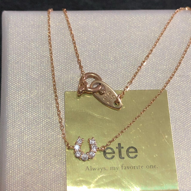 ete(エテ)のete ♡ ホースシュー　馬蹄　ダイヤ レディースのアクセサリー(ブレスレット/バングル)の商品写真