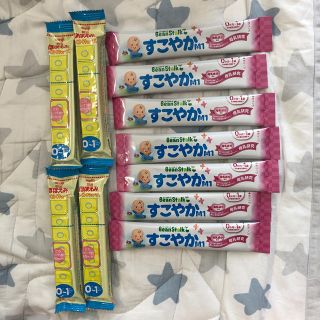 メイジ(明治)のほほえみ　らくらくキューブ×4袋　すこやか×7本(その他)