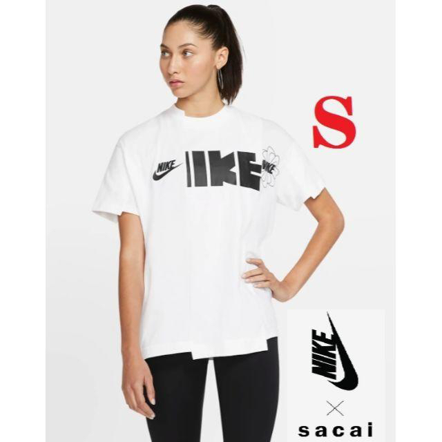 NIKESacaiカラーNike sacai Tシャツ ハイブリッド ホワイト S