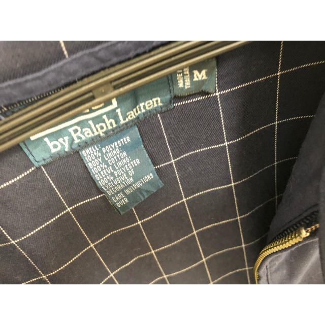 POLO RALPH LAUREN(ポロラルフローレン)のポロ　ラルフローレン　スウィングトップ　スイングトップ　ネイビー　M メンズのジャケット/アウター(ブルゾン)の商品写真