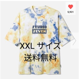 ジーユー(GU)のGU　オーバーサイズT5分袖STUDIO SEVEN 2+X　XLXサイズ(Tシャツ/カットソー(半袖/袖なし))
