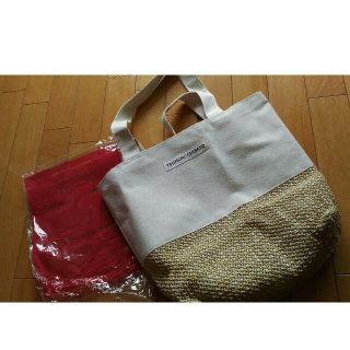 ツモリチサト(TSUMORI CHISATO)のツモリチサト　かごトートバッグ(ハンドバッグ)