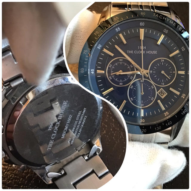 THE CLOCK HOUSE ソーラー 10気圧防水  美品 D-56 メンズの時計(腕時計(アナログ))の商品写真