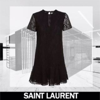 サンローラン(Saint Laurent)のサンローラン ワンピース ドレス(ミニワンピース)