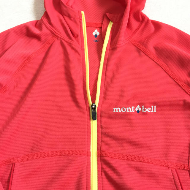 mont bell(モンベル)の【かつをちゃん様専用】mont-bellキッズ100ラッシュガード/ウインドブレ キッズ/ベビー/マタニティのキッズ服女の子用(90cm~)(ジャケット/上着)の商品写真