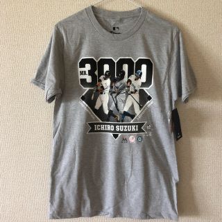 タグ付き！メジャーリーグ公式イチロー3000本安打記念Tシャツ(記念品/関連グッズ)