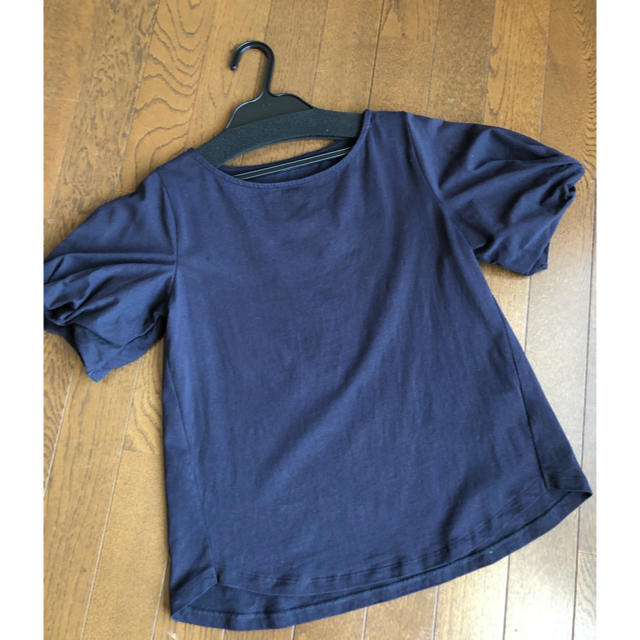 ....... RESEARCH(リサーチ)の ITEMS URBANRESEARCH ソデタックTシャツ ネイビー レディースのトップス(Tシャツ(半袖/袖なし))の商品写真