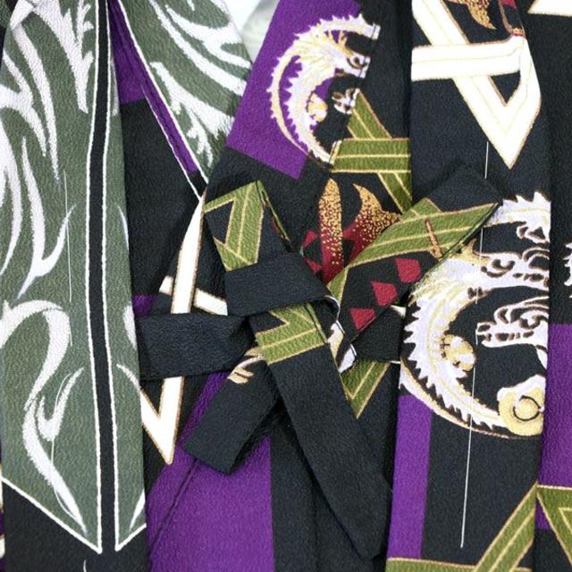 一つ身 二部式 羽織着物セット 男児 ベビー用 NO20597 キッズ/ベビー/マタニティのベビー服(~85cm)(和服/着物)の商品写真