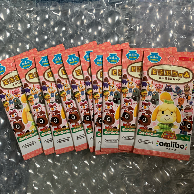 Nintendo Switch(ニンテンドースイッチ)のAmiibo カード　3弾　10パック 4弾10パック エンタメ/ホビーのトレーディングカード(その他)の商品写真