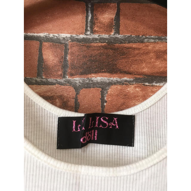 LIZ LISA doll(リズリサドール)のリズリサドール タンクトップ ノースリーブ  白黒シンプル イーグルス スター レディースのトップス(タンクトップ)の商品写真