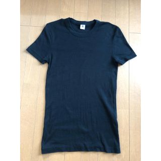 プチバトー(PETIT BATEAU)のプチバトー Ｔシャツ 黒　L 18ans  (Tシャツ(半袖/袖なし))