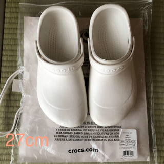 クロックス(crocs)の【値下げ】クロックス　医療　白　医療用　crocs 27cm(その他)
