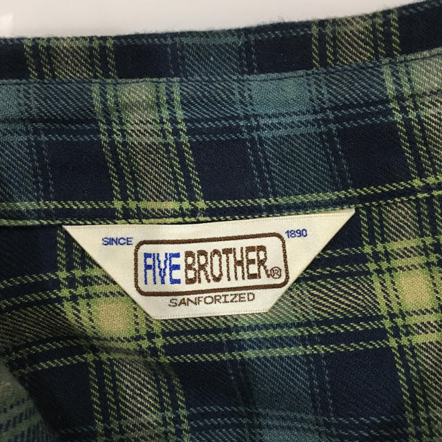 Levi's(リーバイス)のFIVE BROTHER  ファイブブラザー　チェックシャツ ネルシャツ メンズのトップス(シャツ)の商品写真