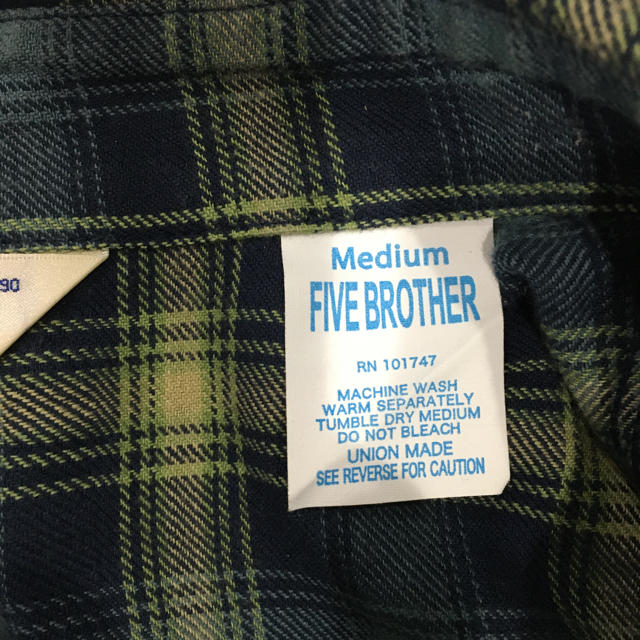 Levi's(リーバイス)のFIVE BROTHER  ファイブブラザー　チェックシャツ ネルシャツ メンズのトップス(シャツ)の商品写真