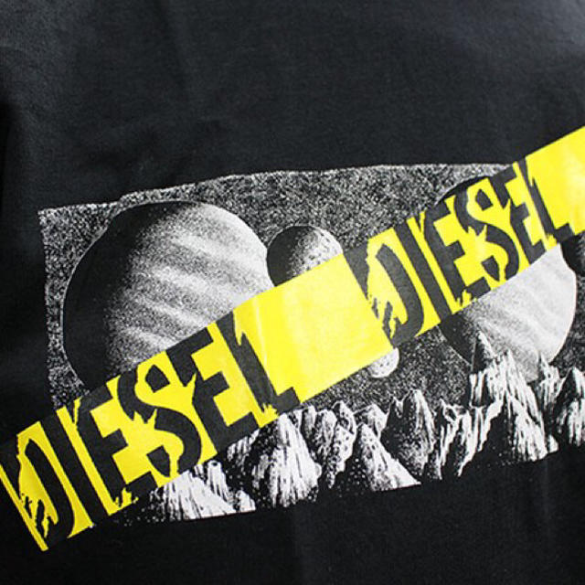 DIESEL(ディーゼル)のDIESEL ディーゼル　Lサイズ　ブラック　Tシャツ メンズのトップス(Tシャツ/カットソー(半袖/袖なし))の商品写真