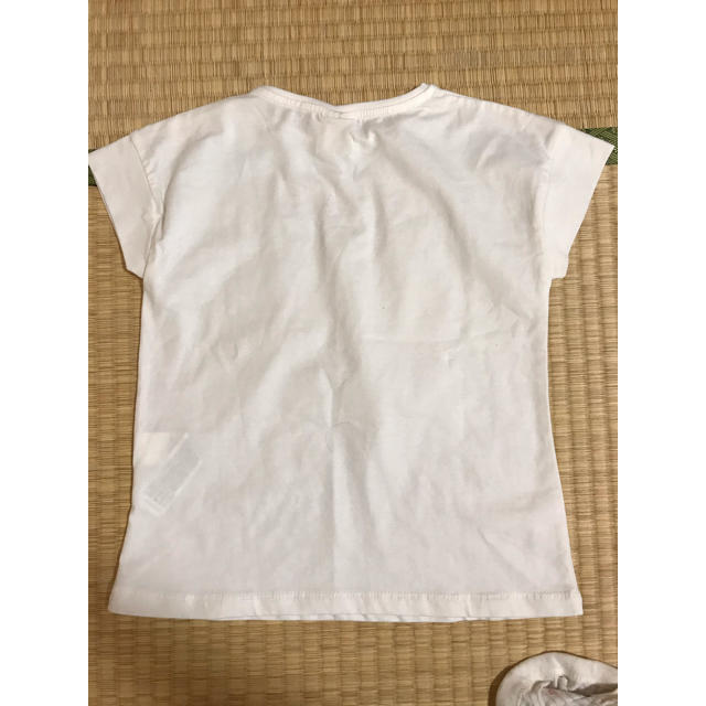 ZARA KIDS(ザラキッズ)のTシャツ ZARA ザラ 女の子 110 スパンコール チュール キッズ/ベビー/マタニティのキッズ服女の子用(90cm~)(Tシャツ/カットソー)の商品写真