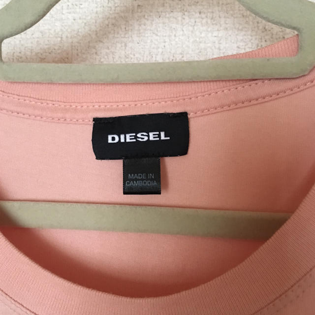 DIESEL(ディーゼル)のディーゼル　Tシャツ　ピンク　メンズ　M メンズのトップス(Tシャツ/カットソー(半袖/袖なし))の商品写真