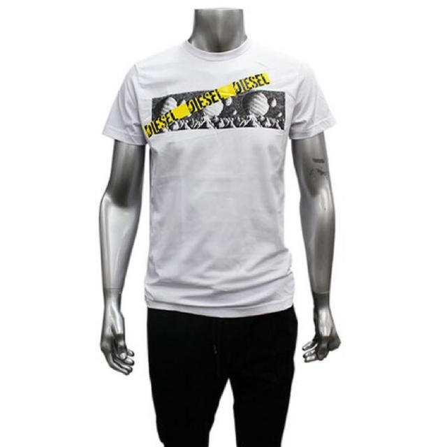 DIESEL(ディーゼル)のDIESEL ディーゼル　Mサイズ　ホワイト　Tシャツ メンズのトップス(Tシャツ/カットソー(半袖/袖なし))の商品写真
