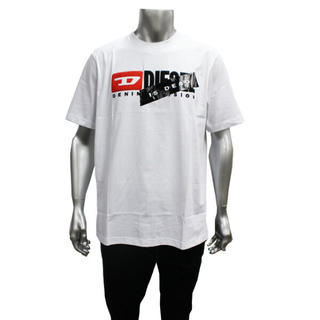 ディーゼル(DIESEL)のDIESEL ディーゼル　Lサイズ　ホワイト　Tシャツ(Tシャツ/カットソー(半袖/袖なし))