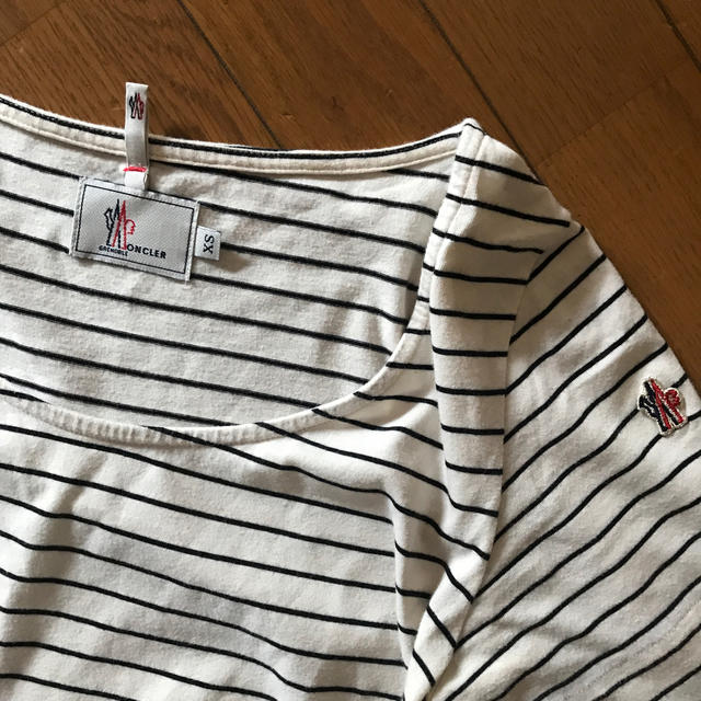 MONCLER(モンクレール)のモンクレール ボーダー カットソー レディースのトップス(Tシャツ(半袖/袖なし))の商品写真