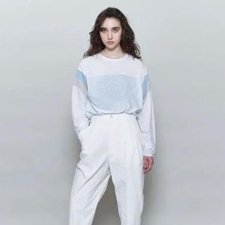 ビューティアンドユースユナイテッドアローズ(BEAUTY&YOUTH UNITED ARROWS)のお値下げしました☆【新品、未使用、未着用】ROKU 6 Tシャツ　フットボール(カットソー(長袖/七分))