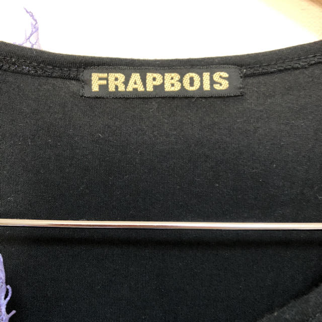 FRAPBOIS(フラボア)のFRAPBOIS ねこ レース Tシャツ　トップス レディースのトップス(Tシャツ(半袖/袖なし))の商品写真