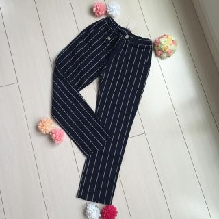 プティマイン(petit main)の♡新品♡プティマイン♡ストライプパンツ♡(パンツ/スパッツ)