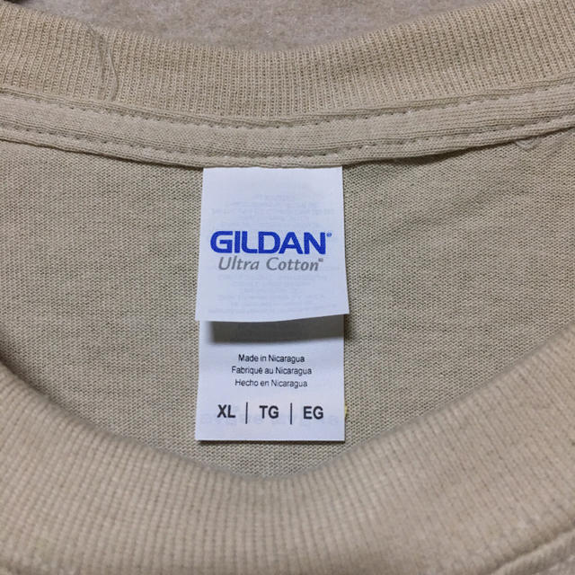 GILDAN(ギルタン)の新品 GILDAN 半袖Tシャツ ポケット付き サンドベージュ XL メンズのトップス(Tシャツ/カットソー(半袖/袖なし))の商品写真