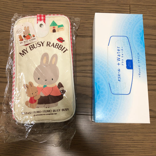 うさぎ　シューズケース キッズ/ベビー/マタニティのこども用バッグ(シューズバッグ)の商品写真