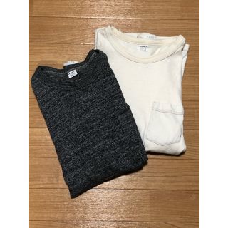 ENTRY SG  Ｔシャツ　２点セット　白　グレー(Tシャツ/カットソー(半袖/袖なし))