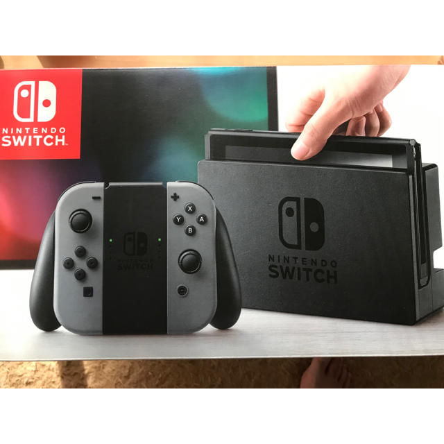 Nintendo Switch(ニンテンドースイッチ)のNintendo Switch Joy-Con (L) / (R) グレー エンタメ/ホビーのゲームソフト/ゲーム機本体(家庭用ゲーム機本体)の商品写真